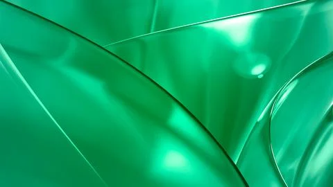 3D translucent abstract wave wallpaper background. Shiny curved organic sha.. Stock Illustration