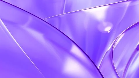 3D translucent abstract wave wallpaper background. Shiny curved organic sha.. Stock-Illustration