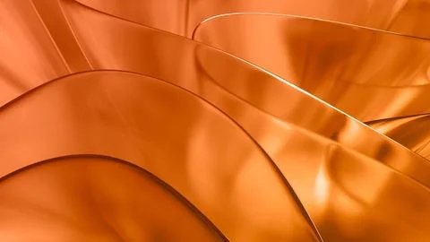 3D translucent abstract wave wallpaper background. Shiny curved organic sha.. Stock Illustration