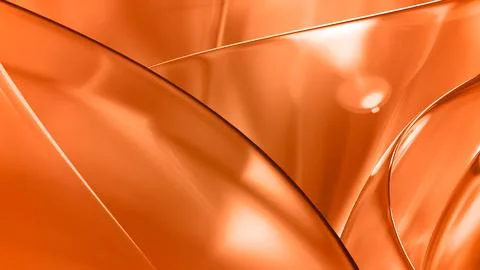 3D translucent abstract wave wallpaper background. Shiny curved organic sha.. Stock-Illustration