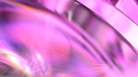 3D translucent abstract wave wallpaper background. Shiny curved flower shape Stock Illustration