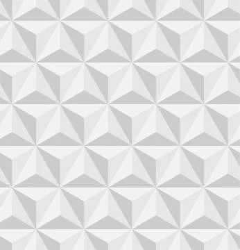 3D triangular, or tetrahedron, pyramids. Seamless vector pattern background. Stock Illustration