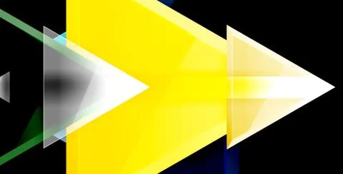 3d triangular vector minimal abstract background design, abstract poster Ilustración de archivo