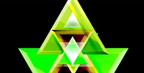 3d triangular vector minimal abstract background design, abstract poster イラスト素材