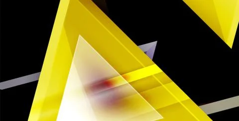 3d triangular vector minimal abstract background design, abstract poster Illustrazione stock