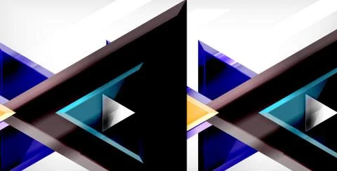 3d triangular vector minimal abstract background design, abstract poster 스톡 일러스트