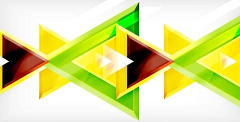 3d triangular vector minimal abstract background design, abstract poster イラスト素材