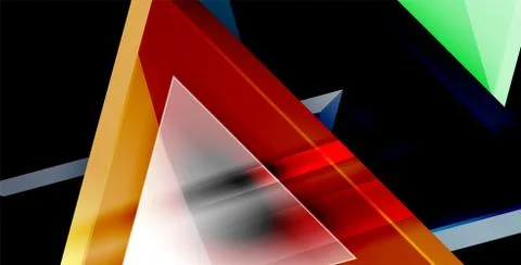 3d triangular vector minimal abstract background design, abstract poster 스톡 일러스트