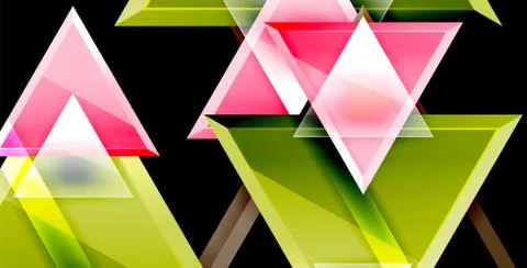 3d triangular vector minimal abstract background design, abstract poster 스톡 일러스트
