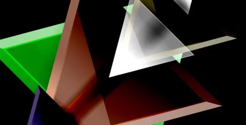 3d triangular vector minimal abstract background design, abstract poster 스톡 일러스트