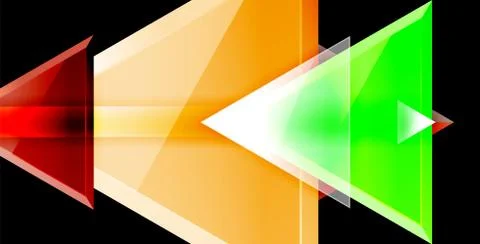 3d triangular vector minimal abstract background design, abstract poster Ilustração Stock