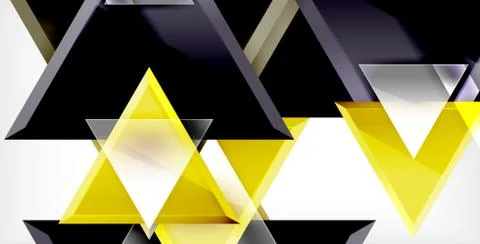 3d triangular vector minimal abstract background design, abstract poster イラスト素材