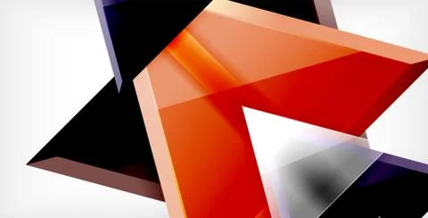 3d triangular vector minimal abstract background design, abstract poster 스톡 일러스트