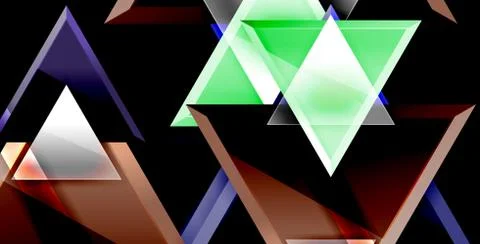 3d triangular vector minimal abstract background design, abstract poster 스톡 일러스트