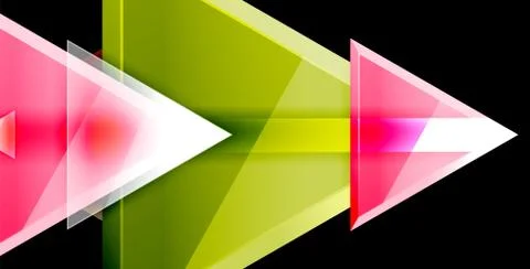 3d triangular vector minimal abstract background design, abstract poster Illustrazione stock