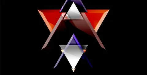 3d triangular vector minimal abstract background design, abstract poster 스톡 일러스트