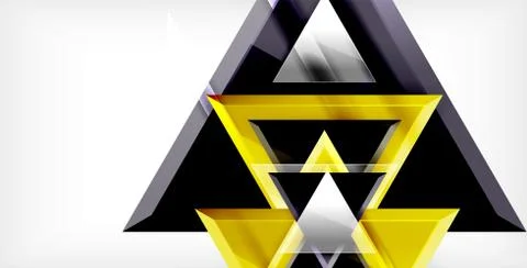 3d triangular vector minimal abstract background design, abstract poster 스톡 일러스트