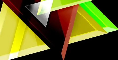 3d triangular vector minimal abstract background design, abstract poster イラスト素材