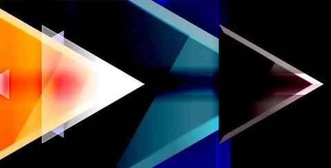 3d triangular vector minimal abstract background design, abstract poster Ilustración de archivo