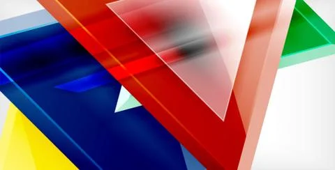 3d triangular vector minimal abstract background design, abstract poster Illustrazione stock