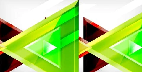 3d triangular vector minimal abstract background design, abstract poster Illustrazione stock