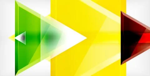 3d triangular vector minimal abstract background design, abstract poster Illustrazione stock