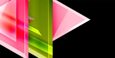 3d triangular vector minimal abstract background design, abstract poster Ilustración de archivo