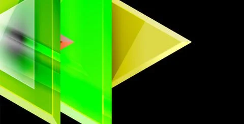 3d triangular vector minimal abstract background design, abstract poster Stock Illustration