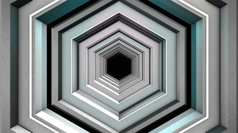3D Tunnel 02 Video stock 169876907