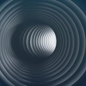 3d tunnel. Stock Illustration