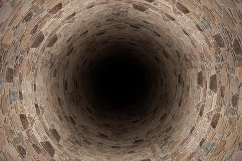 3d tunnel Stock Illustration