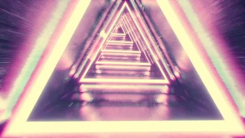 3D Tunnel Loop Background – Futuristic Motion Graphics Stock-Footage 316398850