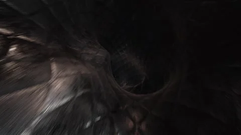 3D Tunnel Loop, Snake Reptile Skin Texture, Seamless Looped Visuals Video stock 254996950