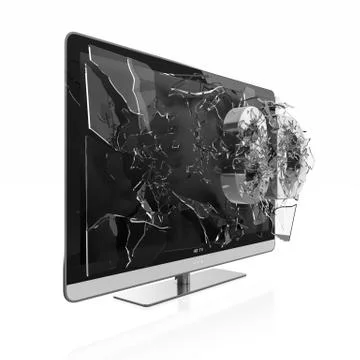 3d tv Stock Illustration