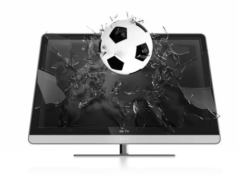 3d tv Stock Illustration