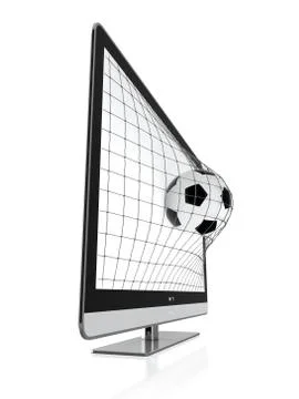 3d tv Stock Illustration