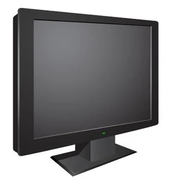 3d tv Stock Illustration