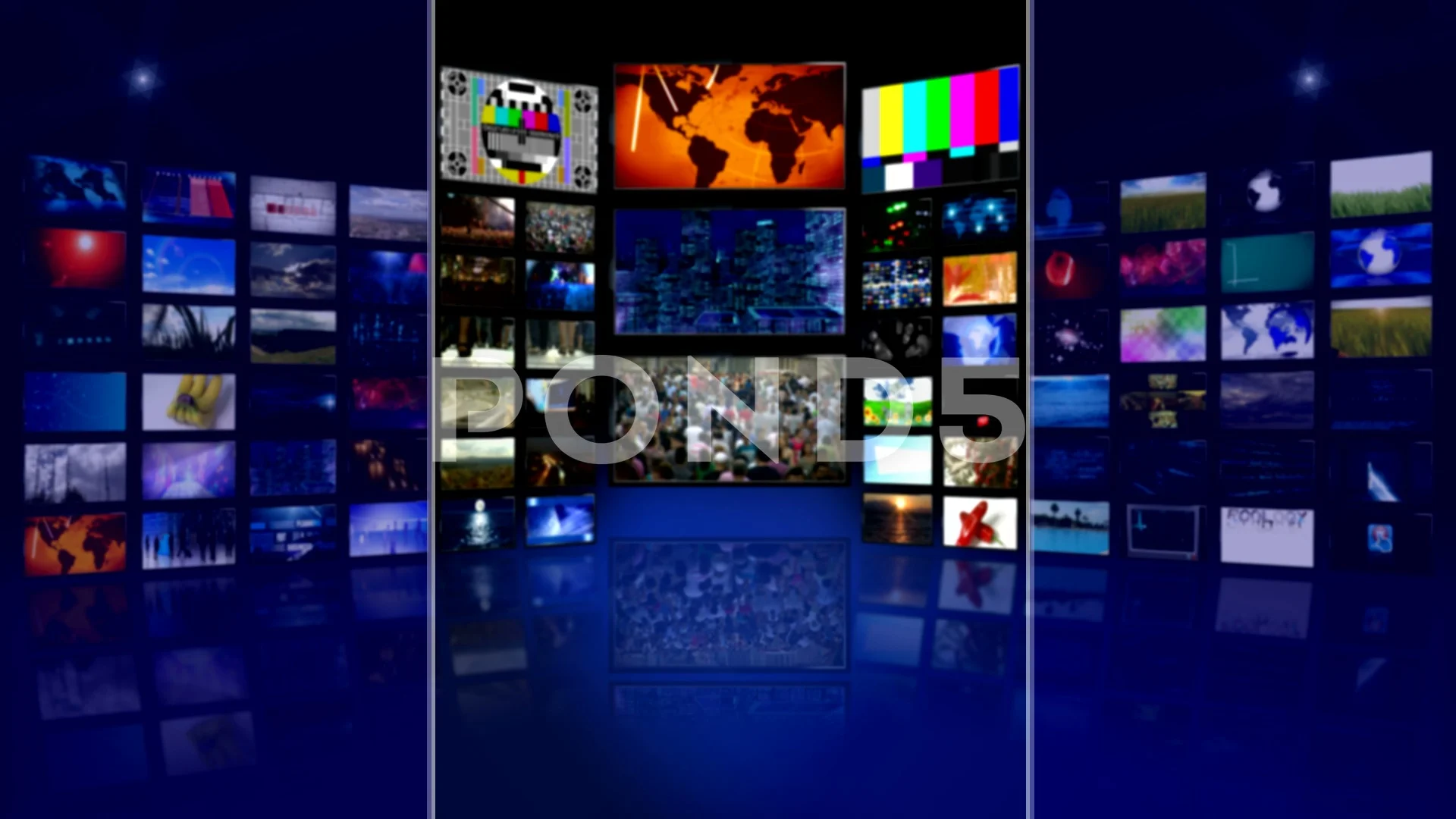 3d tv virtual studio backgrounds | Stock Video | Pond5