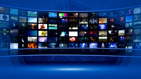 3d tv  virtual studio backgrounds Stock Footage 117270242
