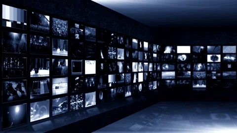 3d tv  virtual studio backgrounds Stock Footage 117277868