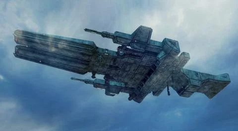 3d UFO Stock Illustration