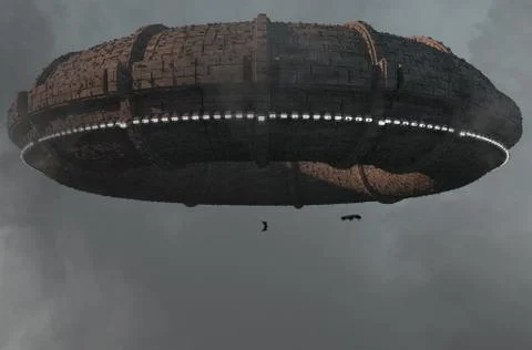 3d UFO Stock Illustration