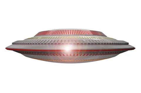 3d UFO Stock Illustration