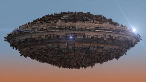 3d UFO Stock Illustration