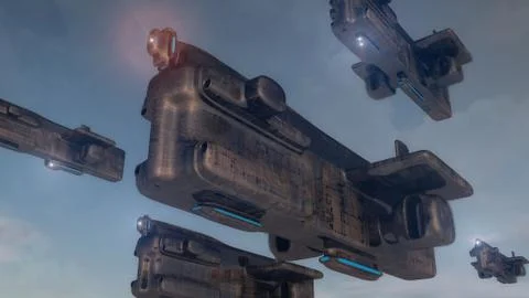 3d UFO Stock Illustration