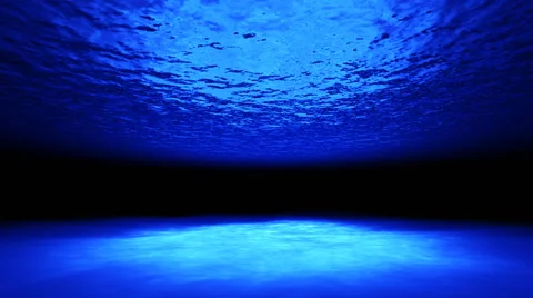 3d underwater ocean and reflection caustic Stock Footage 48169601