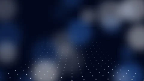 3D undulating plexus mesh wave terrain seamless loop background Vídeo Stock 343727554