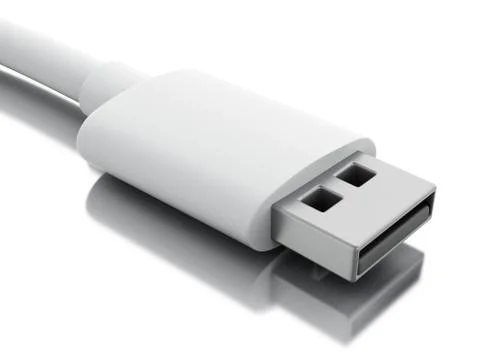 3d USB bus Stock Illustration