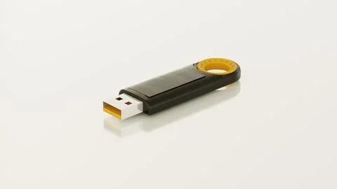 3D USB Flash Drive 6 Memory Stick for Data Storage Stock Photos