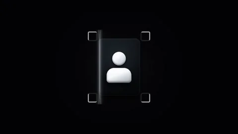 3d user identity scan profile authentication Stock Footage 346762122